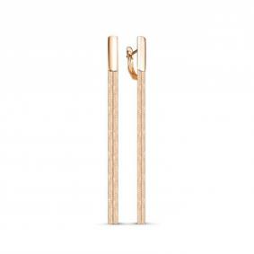 Серьги из золочёного серебра КЮЗ Del'ta Dс222022пз Dс222022пз фото