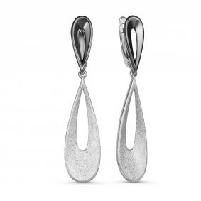 Серебряные серьги КЮЗ Del'ta Dс223244 Dс223244 фото