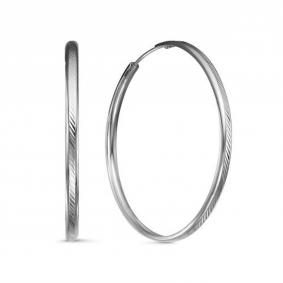 Серебряные серьги КЮЗ Del'ta Dс520100-45 Dс520100-45 фото