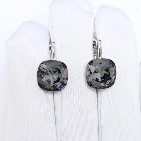 Серебряные серьги ВЕРОНА Eq05009rсер с кварцем Eq05009rсер фото