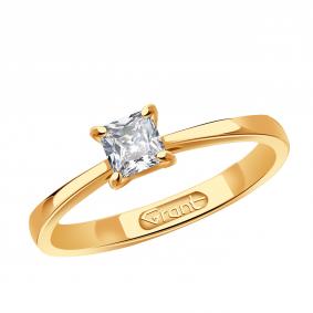 Золотое кольцо Grant GR0101931 с бриллиантом GR0101931 фото