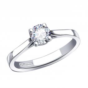 Кольцо из белого золота Grant GR5101172 с бриллиантом GR5101172 фото