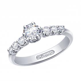 Кольцо из белого золота Grant GR5101703 с бриллиантом GR5101703 фото