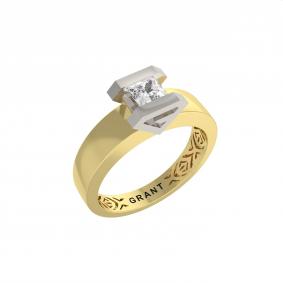 Золотое кольцо Grant GR9101904 с бриллиантом GR9101904 фото
