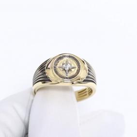 Кольцо из комбинированного золота Grant GR9201146 с бриллиантом GR9201146 фото