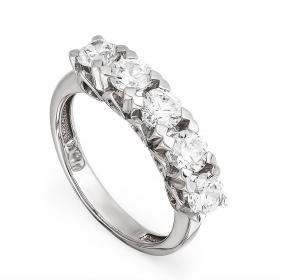 Серебряное кольцо KABAROVSKY K1-012-8100 с фианитом K1-012-8100 фото