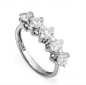 Серебряное кольцо KABAROVSKY K1-013-7900 с фианитом K1-013-7900 фото