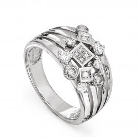 Серебряное кольцо KABAROVSKY K1-018-8100 с Swarovski K1-018-8100 фото