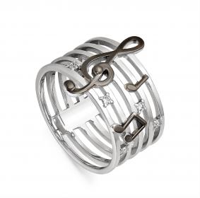 Серебряное кольцо KABAROVSKY K1-024-7989 с фианитом K1-024-7989 фото