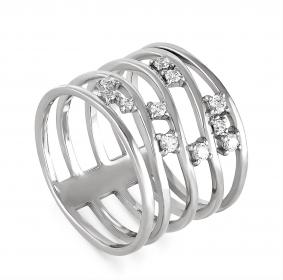 Серебряное кольцо KABAROVSKY K1-025-7900 с фианитом K1-025-7900 фото