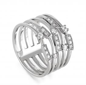 Серебряное кольцо KABAROVSKY K1-026-7900 с фианитом K1-026-7900 фото