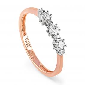 Золотое кольцо KABAROVSKY K1-0385-1000 с бриллиантом K1-0385-1000 фото