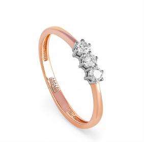 Золотое кольцо KABAROVSKY K1-0391-1000 с бриллиантом K1-0391-1000 фото