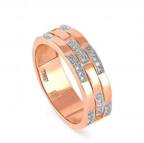 Золотое кольцо KABAROVSKY K1-0428-1000 с бриллиантом K1-0428-1000 фото