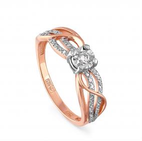 Золотое кольцо KABAROVSKY K1-0433-1000 с бриллиантом K1-0433-1000 фото