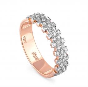 Золотое кольцо KABAROVSKY K1-0455-1000 с бриллиантом K1-0455-1000 фото