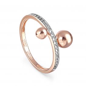 Золотое кольцо KABAROVSKY K1-0495-1000 с бриллиантом K1-0495-1000 фото