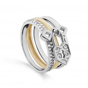 Серебряное кольцо KABAROVSKY с подвижным элементом K1-063-7901 K1-063-7901 фото