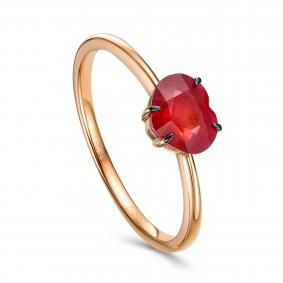 Золотое кольцо KABAROVSKY K1-0705-3489 с рубином K1-0705-3489 фото