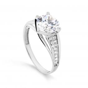 Серебряное кольцо KABAROVSKY K1-073-7900 с фианитом K1-073-7900 фото