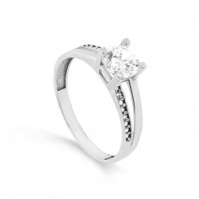 Серебряное кольцо KABAROVSKY K1-077-7900 с фианитом K1-077-7900 фото