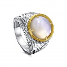 Кольцо из черненого серебра KABAROVSKY с улекситом K1-082-9489 K1-082-9489 фото