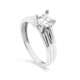 Серебряное кольцо KABAROVSKY K1-091-7900 с фианитом K1-091-7900 фото