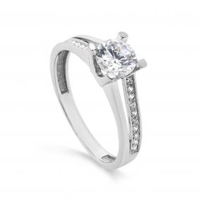Серебряное кольцо KABAROVSKY K1-095-7900 с фианитом K1-095-7900 фото