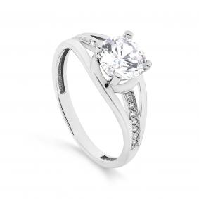 Серебряное кольцо KABAROVSKY K1-098-7900 с фианитом K1-098-7900 фото