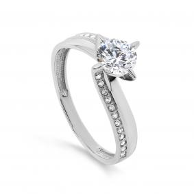 Серебряное кольцо KABAROVSKY K1-099-7900 с фианитом K1-099-7900 фото