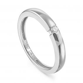 Кольцо из белого золота KABAROVSKY K1-1055-1000 с бриллиантом K1-1055-1000 фото