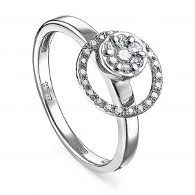 Кольцо из белого золота KABAROVSKY K1-1119-1000 с бриллиантом K1-1119-1000 фото