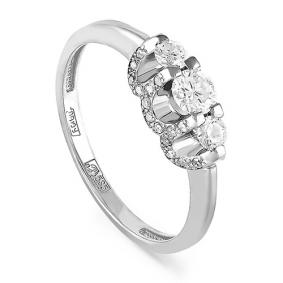 Кольцо из белого золота KABAROVSKY K1-1221-1000 с бриллиантом K1-1221-1000 фото
