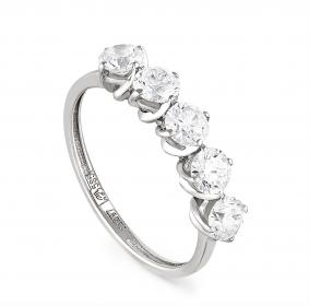 Кольцо из белого золота KABAROVSKY K1-1363-1000 с бриллиантом K1-1363-1000 фото