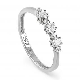 Кольцо из белого золота KABAROVSKY K1-1385-1000 с бриллиантом K1-1385-1000 фото