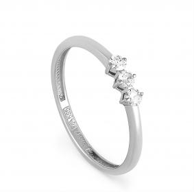 Кольцо из белого золота KABAROVSKY K1-1387-1000 с бриллиантом K1-1387-1000 фото