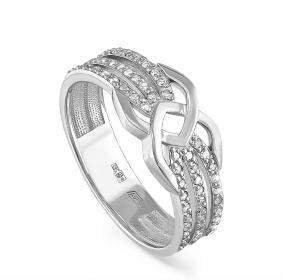 Кольцо из белого золота KABAROVSKY K1-1450-1000 с бриллиантом K1-1450-1000 фото