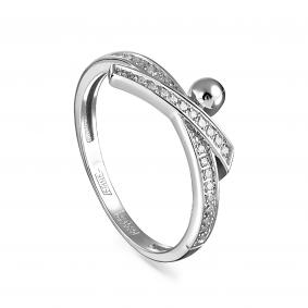 Кольцо из белого золота KABAROVSKY K1-1488-1000 с бриллиантом K1-1488-1000 фото