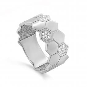 Серебряное кольцо KABAROVSKY K1-150-7900 с фианитом K1-150-7900 фото