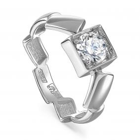 Кольцо из белого золота KABAROVSKY K1-1500-1000 с бриллиантом K1-1500-1000 фото