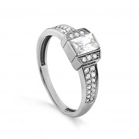 Серебряное кольцо KABAROVSKY K1-152-7900 с фианитом K1-152-7900 фото