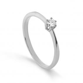 Кольцо из белого золота KABAROVSKY K1-1582-1000 с бриллиантом K1-1582-1000 фото