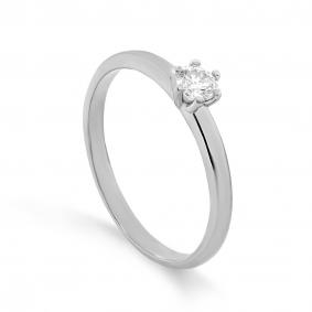 Кольцо из белого золота KABAROVSKY K1-1584-1000 с бриллиантом K1-1584-1000 фото