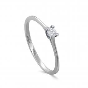 Кольцо из белого золота KABAROVSKY K1-1643-1000 с бриллиантом K1-1643-1000 фото