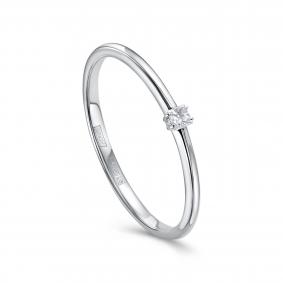 Кольцо из белого золота KABAROVSKY K1-1714-1000 с бриллиантом K1-1714-1000 фото