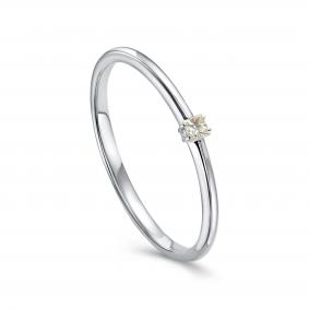 Кольцо из белого золота KABAROVSKY K1-1714-9200 с бриллиантом K1-1714-9200 фото