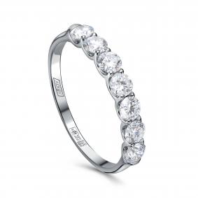 Кольцо из белого золота KABAROVSKY K1-1752-14300 с бриллиантом выращенным K1-1752-14300 фото