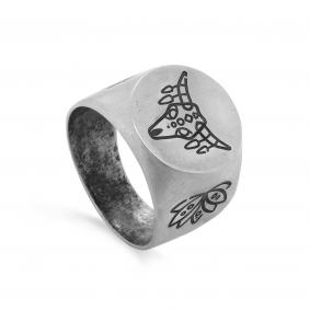 Кольцо из черненого серебра KABAROVSKY K1-176-0083 K1-176-0083 фото