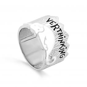 Серебряное кольцо KABAROVSKY K1-197-7910 с фианитом и эмалью K1-197-7910 фото