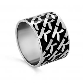 Серебряное кольцо KABAROVSKY K1-206-0002 с эмалью K1-206-0002 фото